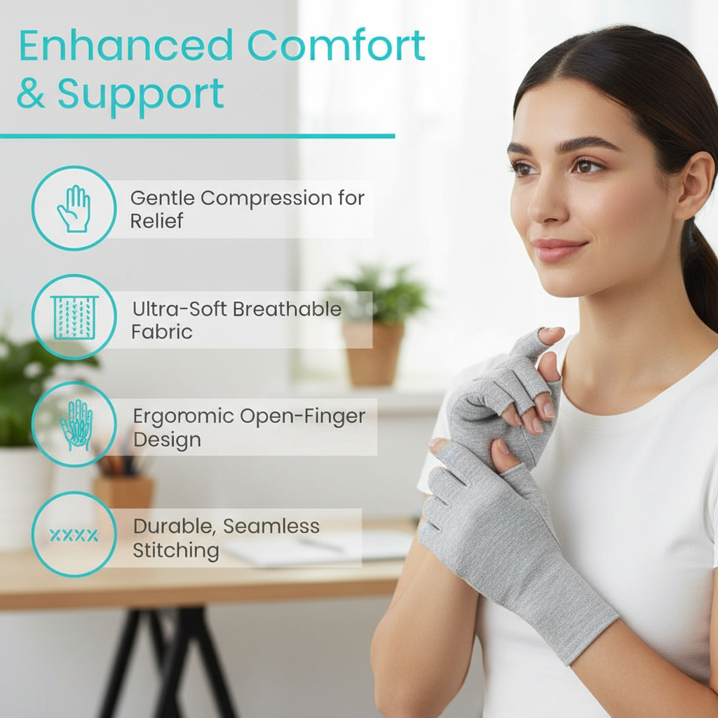 Bamboo Arthritis Compression Gloves™
